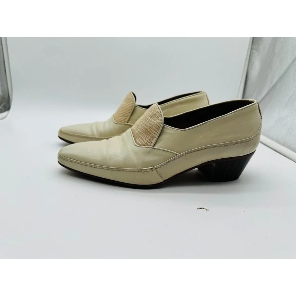 FOTI Handmade Italy Loafers Mens 7D Luxury Exotic Leather Slip On Rare